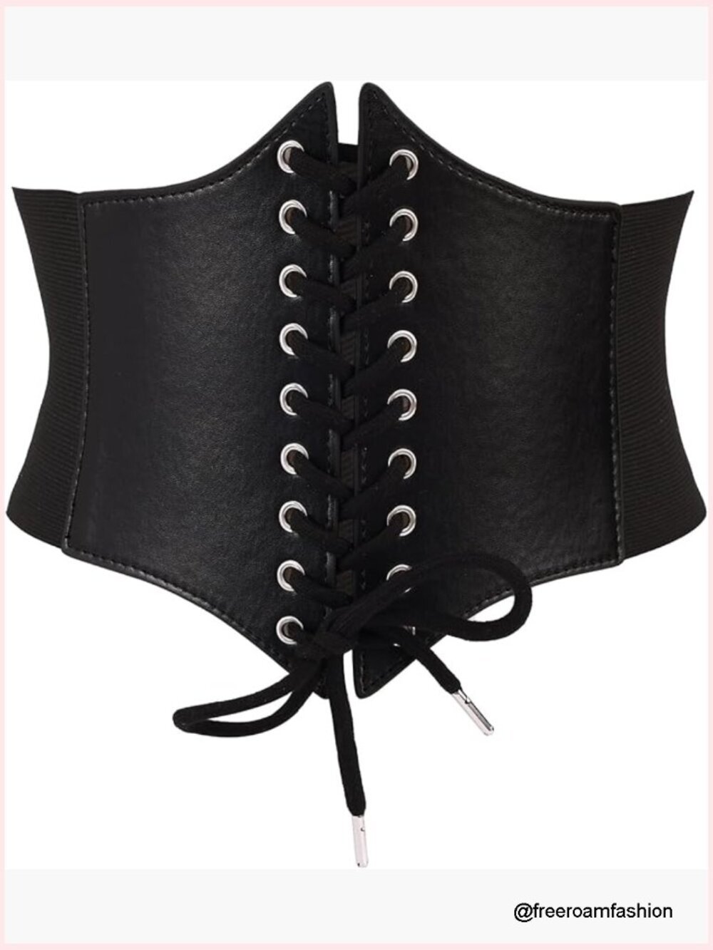 Lace Waist Cincher Corset Belt Medieval Ren Faire Costume
